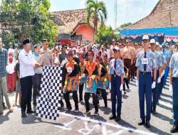 Semarak Menyambut HUT RI ke 78, Pemkab OKI Selenggarakan Gerak Jalan Indah