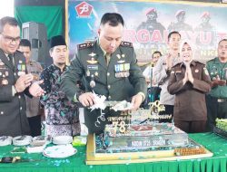TNI Ultah ke 78, Polres Sragen berikan Surprise