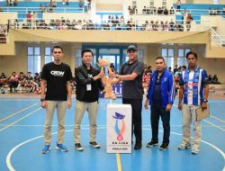 SMKN 1 Kayuagung Sebagai Pemenang Kategori Umum Turnamen Futsal KA Liga Stimulus Pemain Berprestasi