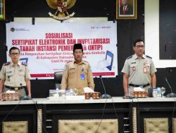 BPN bersama Pemda Halut Gelar Sosialisasi Sertifikat Elektronik dan INTIP Serta Penyerahan Sertifikat Elektronik