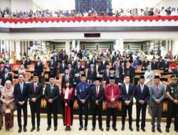 45 Anggota DPRD OKI, Masa Bhakti 2024-2029 Resmi Di Lantik