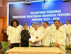 Mashudi Ketua PWI Provinsi Banten Resmi di Lantik.