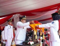 Rangkaian Upacara HUT RI di OKI Tertib dan Khidmat Wakil Bupati Mengaku Bangga