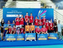 Bulutangkis Antar Media 2025 Zona Barat Lahirkan Juara Baru