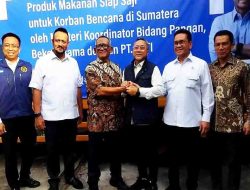 Zulhas Tinjau PT HATI, Puspo Wardoyo Kirim Bantuan 10 Ribu Paket Makanan Siap Saji Korban Bencana Di Sumatera 