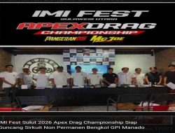 IMI Fest Sulawesi Utara Apex Drag Championship  Pangeran 05 MC Joe Berlaga di Sirkuit