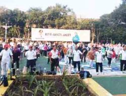 Jaga Kebugaran Pegawai, Pemkot Administrasi Jakarta Selatan AdakanSenam Bersama