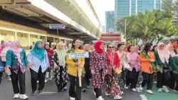 Parade Kebaya di HBKB Rasuna Said, Jaksel