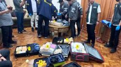 Barang Bukti Penggeledahan Rumah di Sentul Emas 74 Kg. Jadi Perhatian